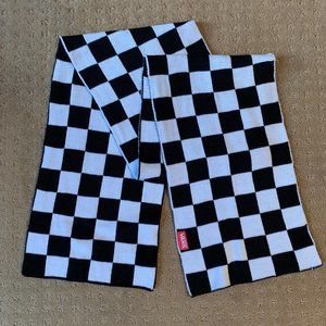 Vans Black & White Checkerboard Scarf - NEW